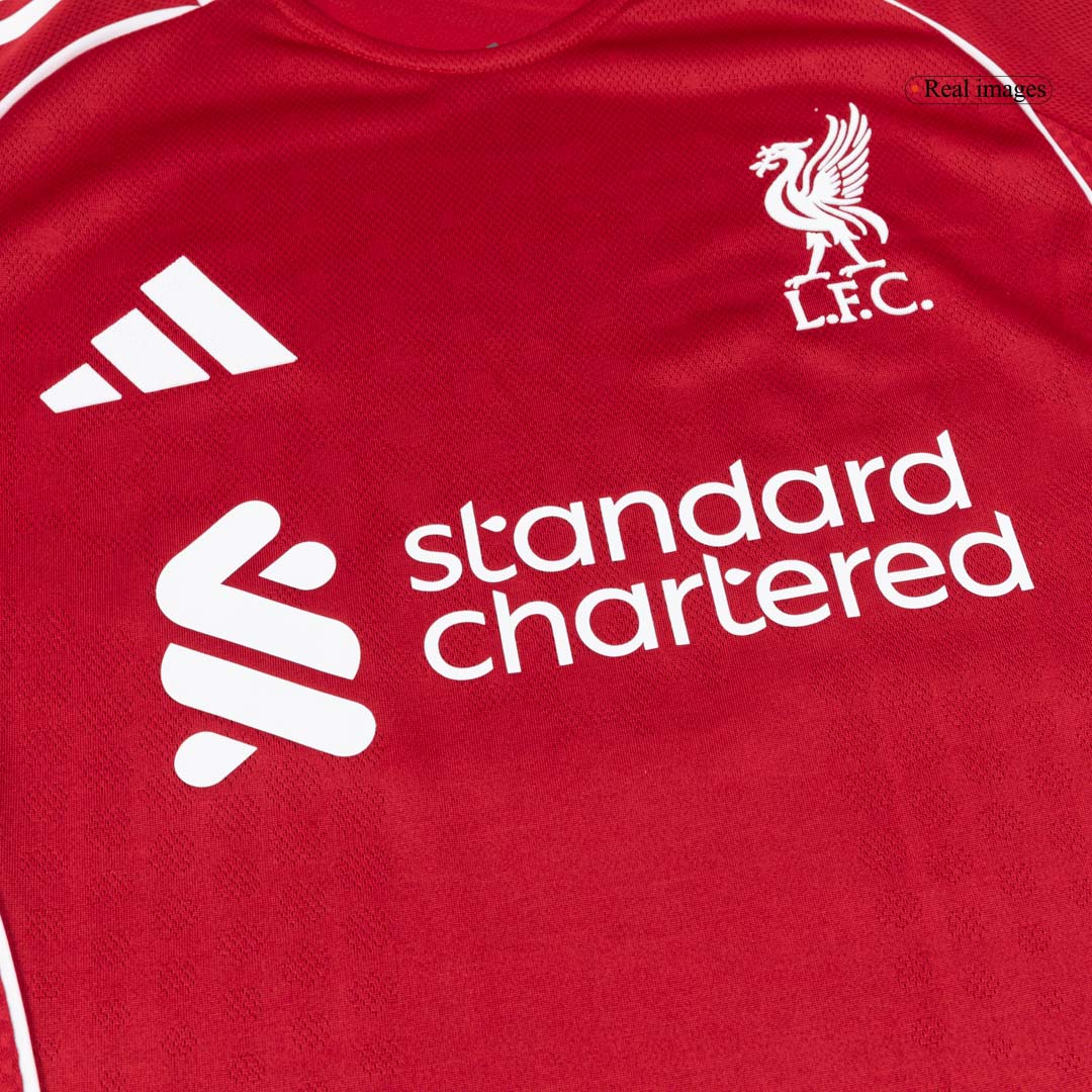 Liverpool Player Version Trikot Heim 2025/26 KERKEZ #6 Slim Fit
