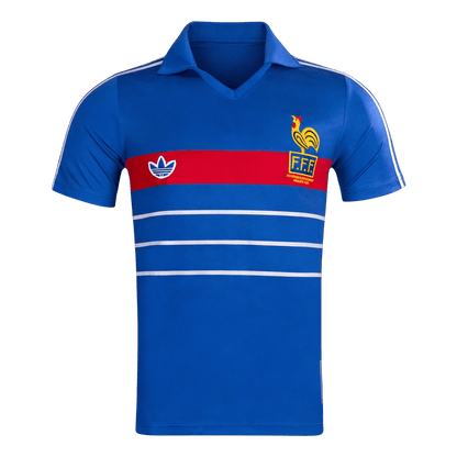 France Retro Trikot Heim 1984