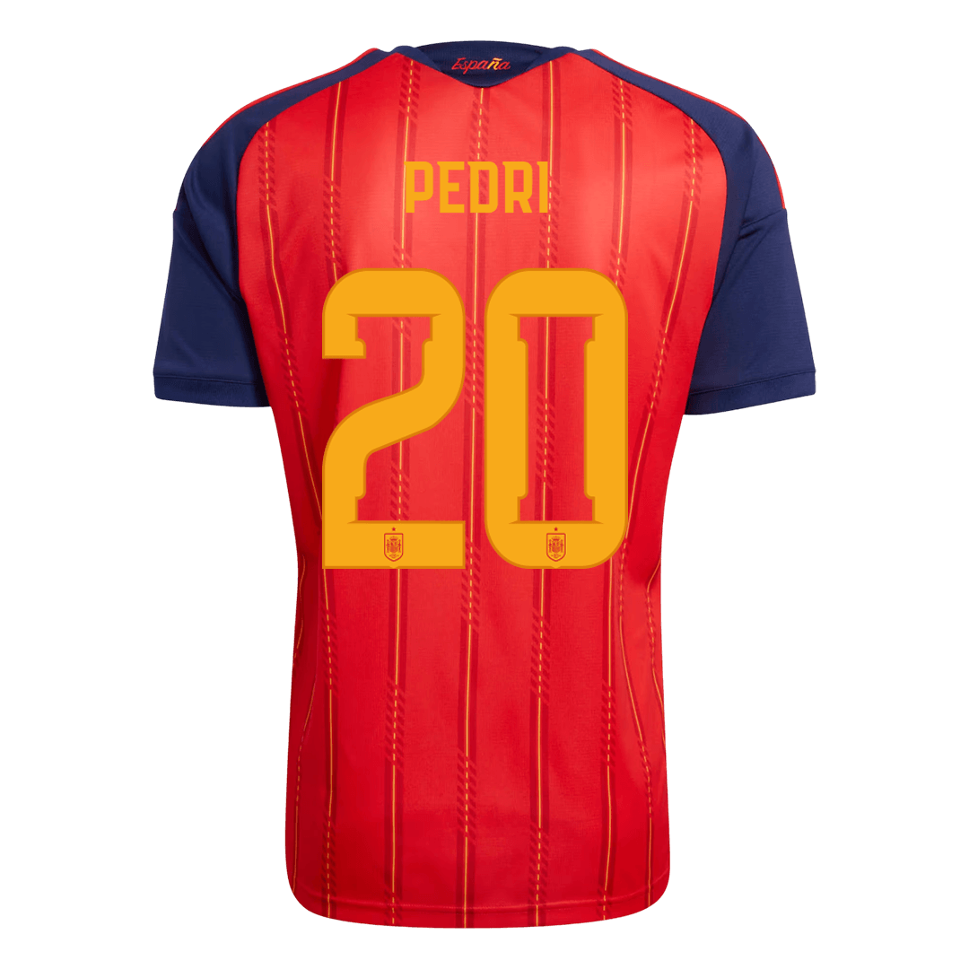 Maillot domicile Espagne Coupe du Monde 2026 PEDRI #20 [PREMIUM]