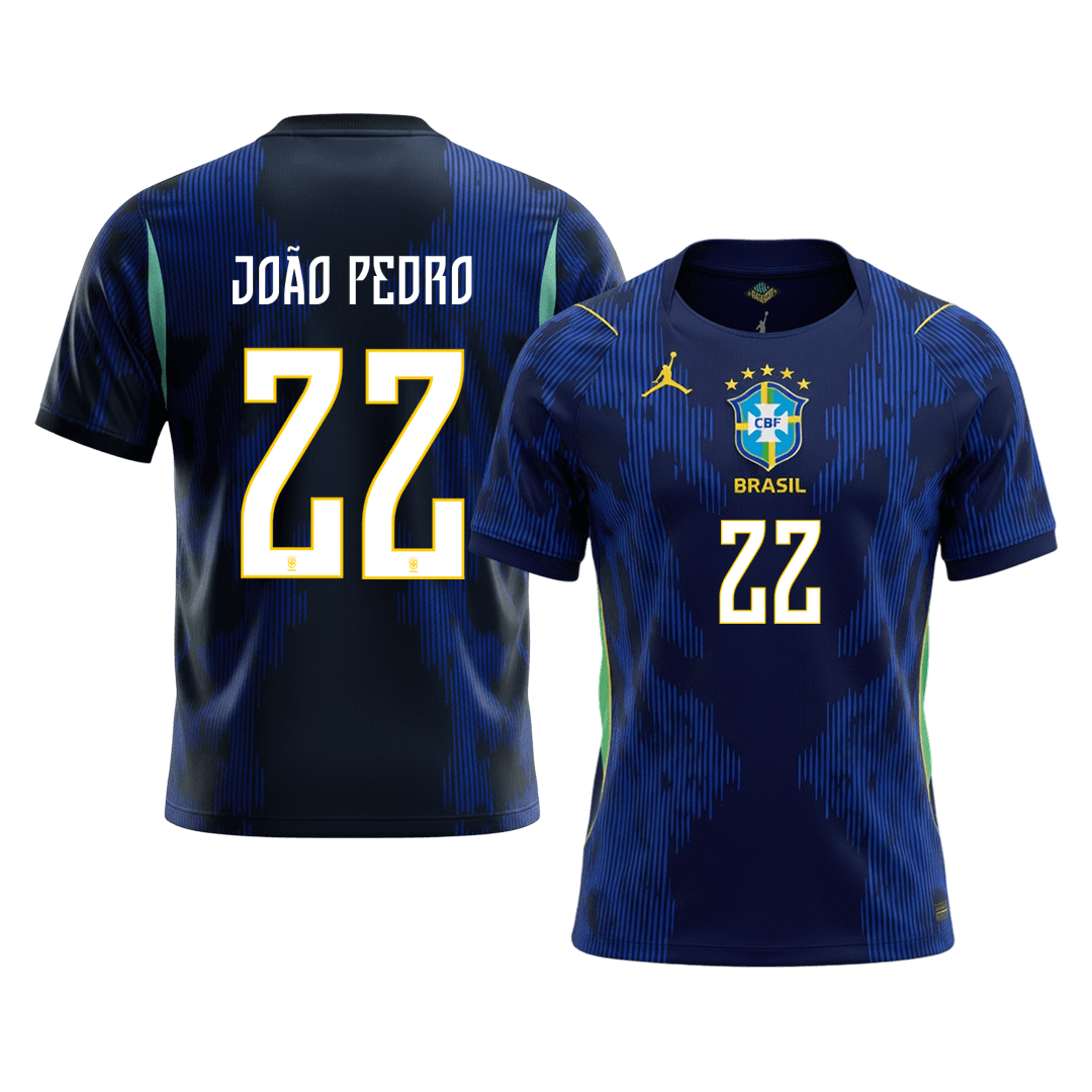 Brazil World Cup Trikot Auswärts 2026 JOÃO PEDRO #22