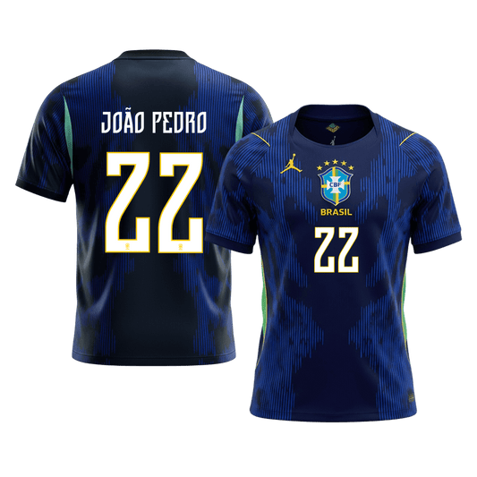 Brazil World Cup Trikot Auswärts 2026 JOÃO PEDRO #22