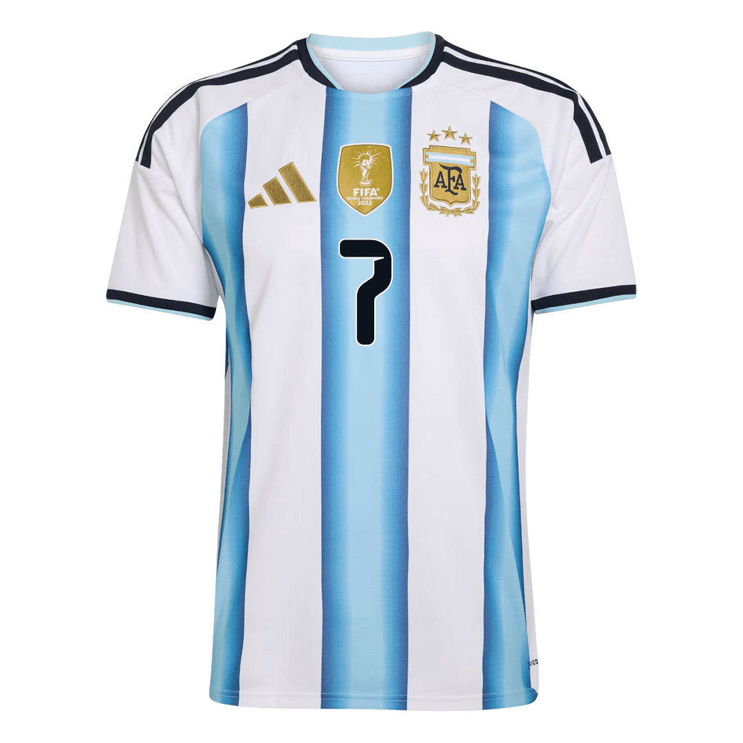 Maglia Argentina Coppa del Mondo Home 2026 DE PAUL #7 [PREMIUM]