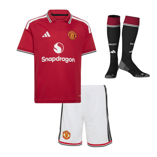 Manchester United Heimtrikot-Set mit Stutzen Kinder 2026/27