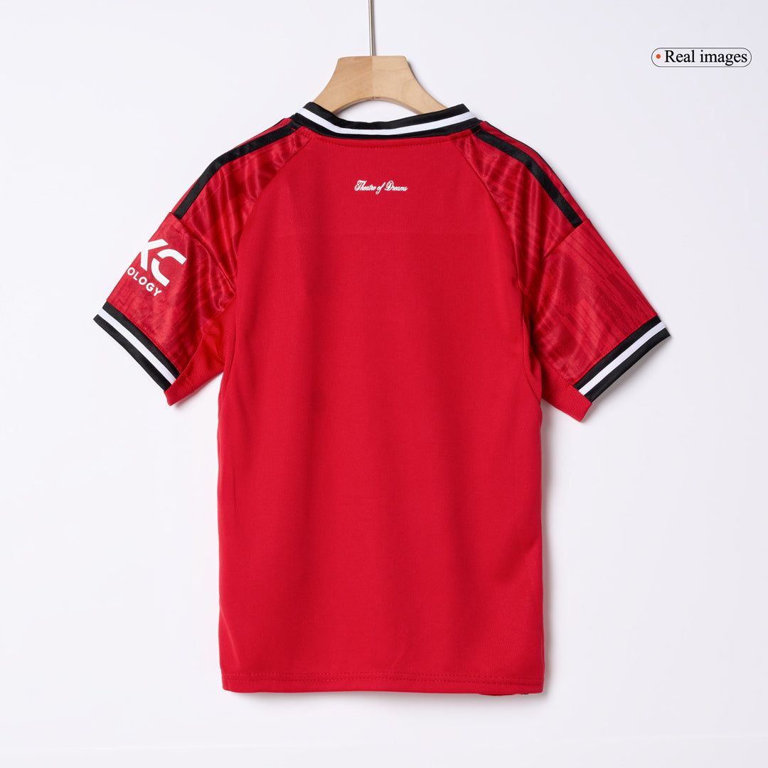 ManU Kinder Trikot Set Heim 2025/26