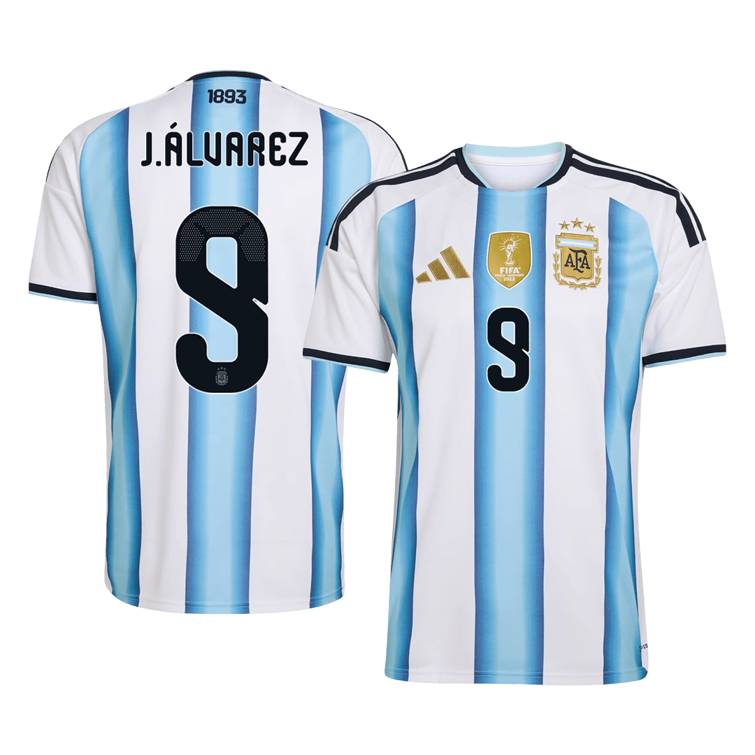 Argentina World Cup Maglia Home 2026 J.ÁLVAREZ #9 [PREMIUM]
