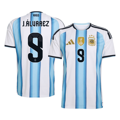 Argentina World Cup Maglia Home 2026 J.ÁLVAREZ #9 [PREMIUM]