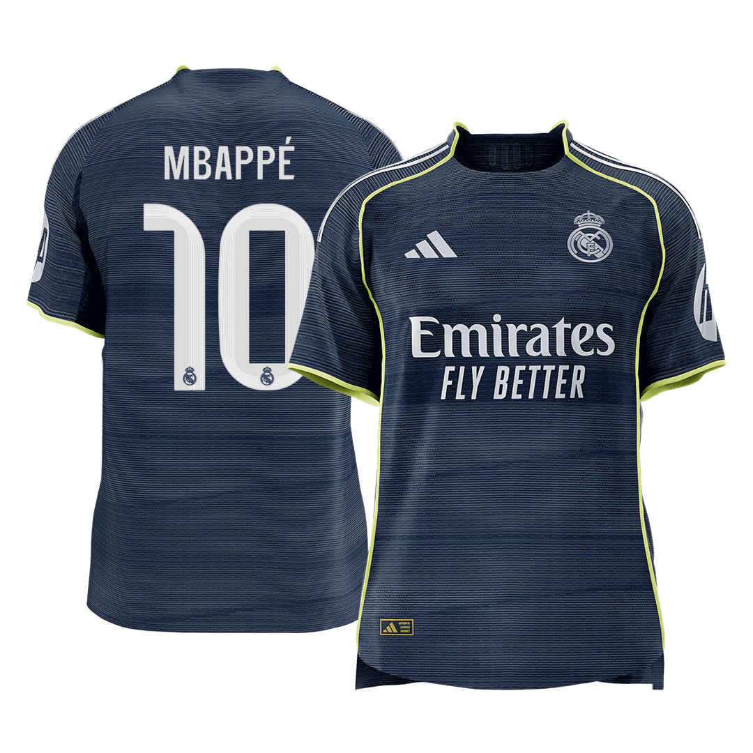 Los Blancos Player Version Trikot Auswärts 2025/26 MBAPPÉ #10 Slim Fit [PREMIUM]