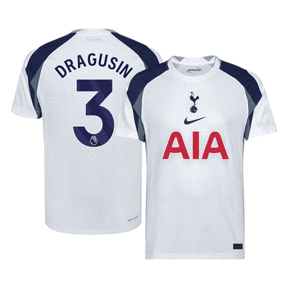 Maillot version joueur Tottenham Hotspur Domicile 2025/26 DRAGUSIN #3 Coupe ajustée
