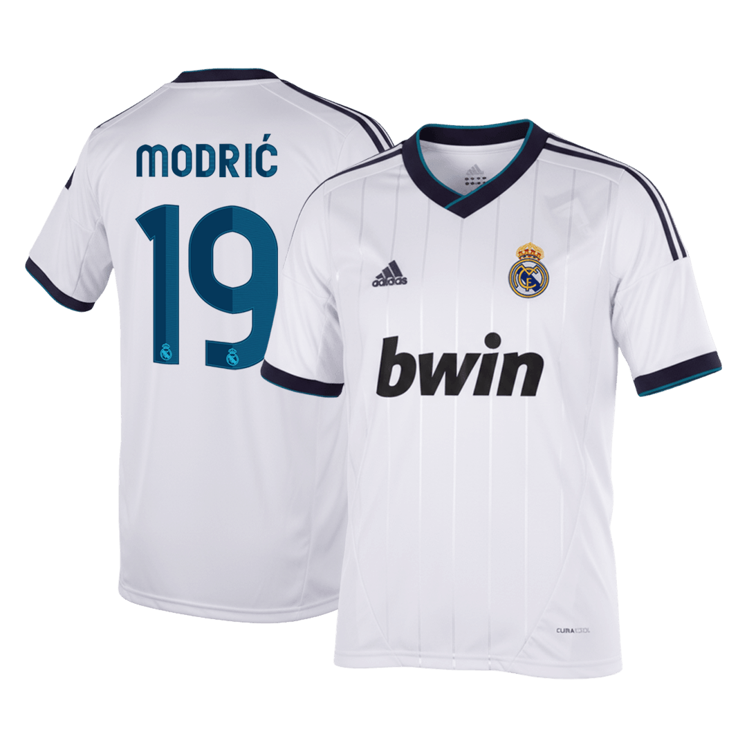 Maillot Rétro Los Blancos Domicile 2012/13 MODRIĆ #19