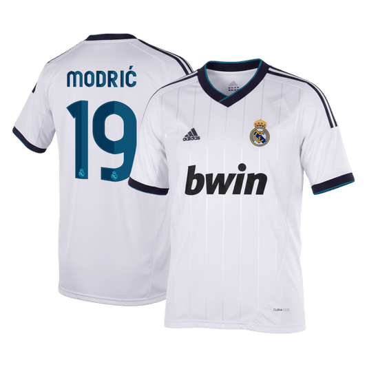 Los Blancos Retro Trikot Heim 2012/13 MODRIĆ #19