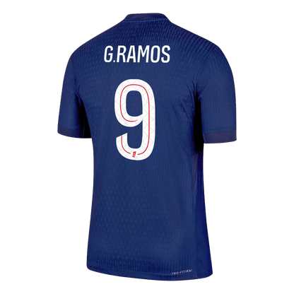 Maillot Domicile PSG Version Joueur 2025/26 G.RAMOS #9 Coupe Ajustée