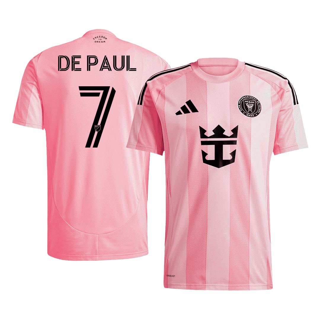 Maillot Inter Miami CF Domicile 2025 DE PAUL #7