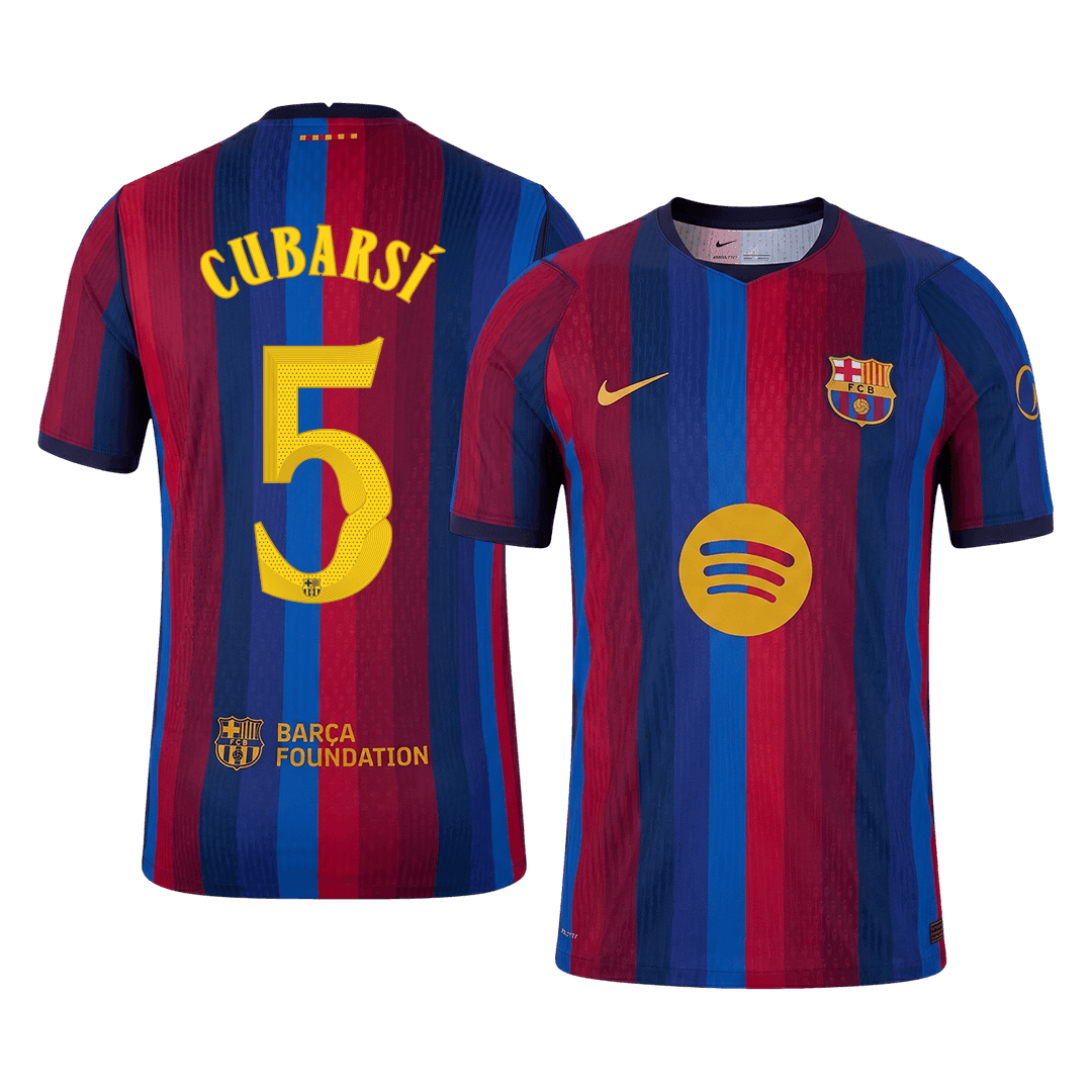 Barcelona Heimtrikot 2026/27 – CUBARSÍ #5 – UCL (Spielerversion)