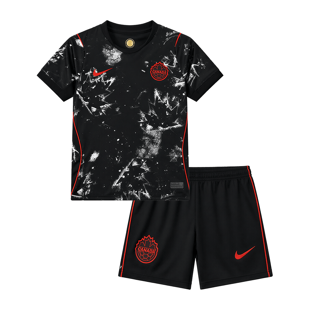Ensemble Maillot Enfant Canada Coupe du Monde Extérieur 2026
