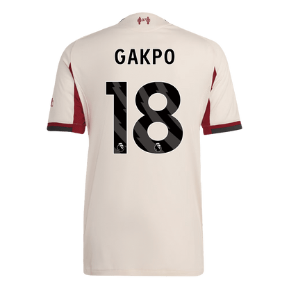 Liverpool Player Version Trikot Auswärts 2025/26 GAKPO #18 Slim Fit