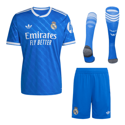 Kit completo da trasferta 2025/26 dei Blancos