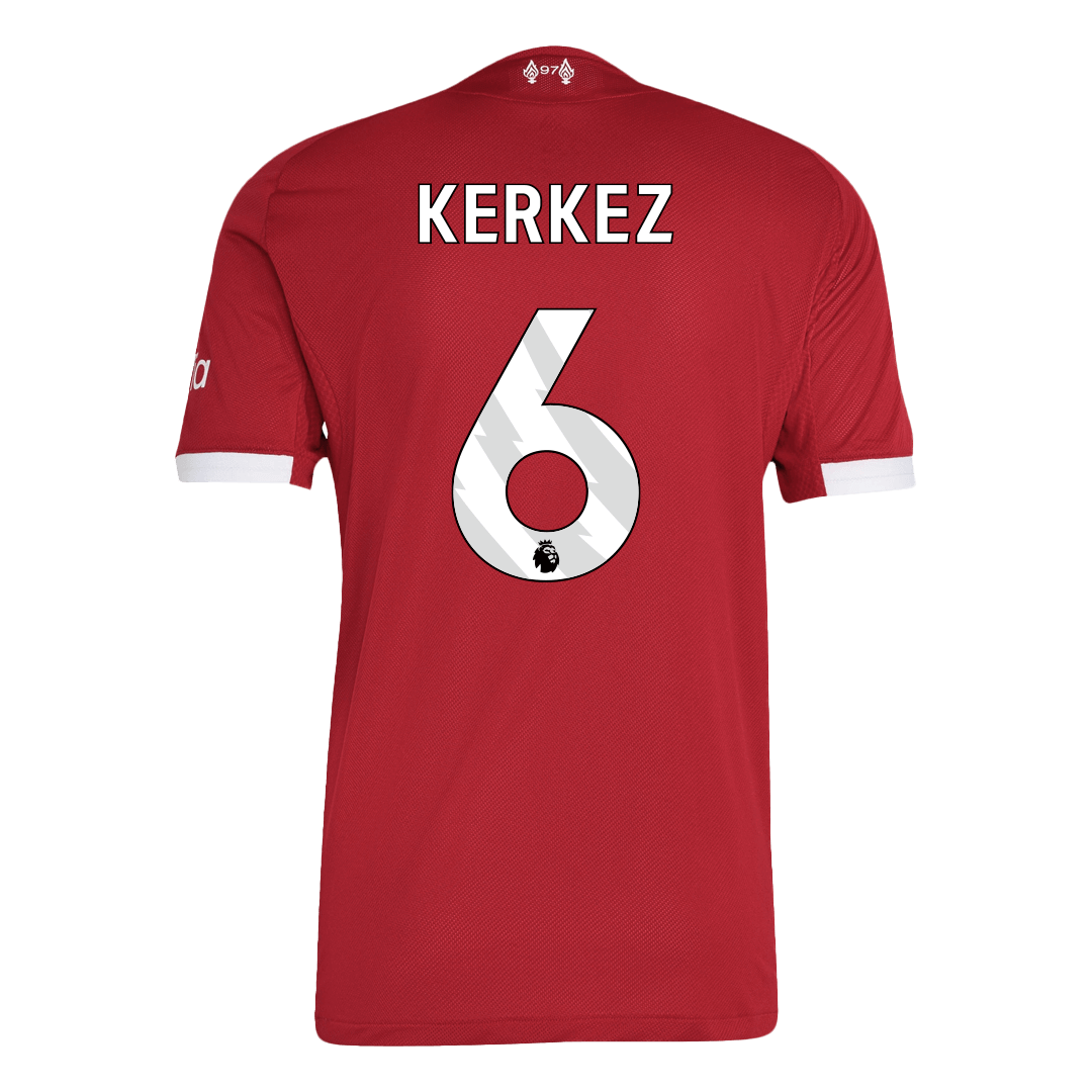 Liverpool Player Version Trikot Heim 2025/26 KERKEZ #6 Slim Fit