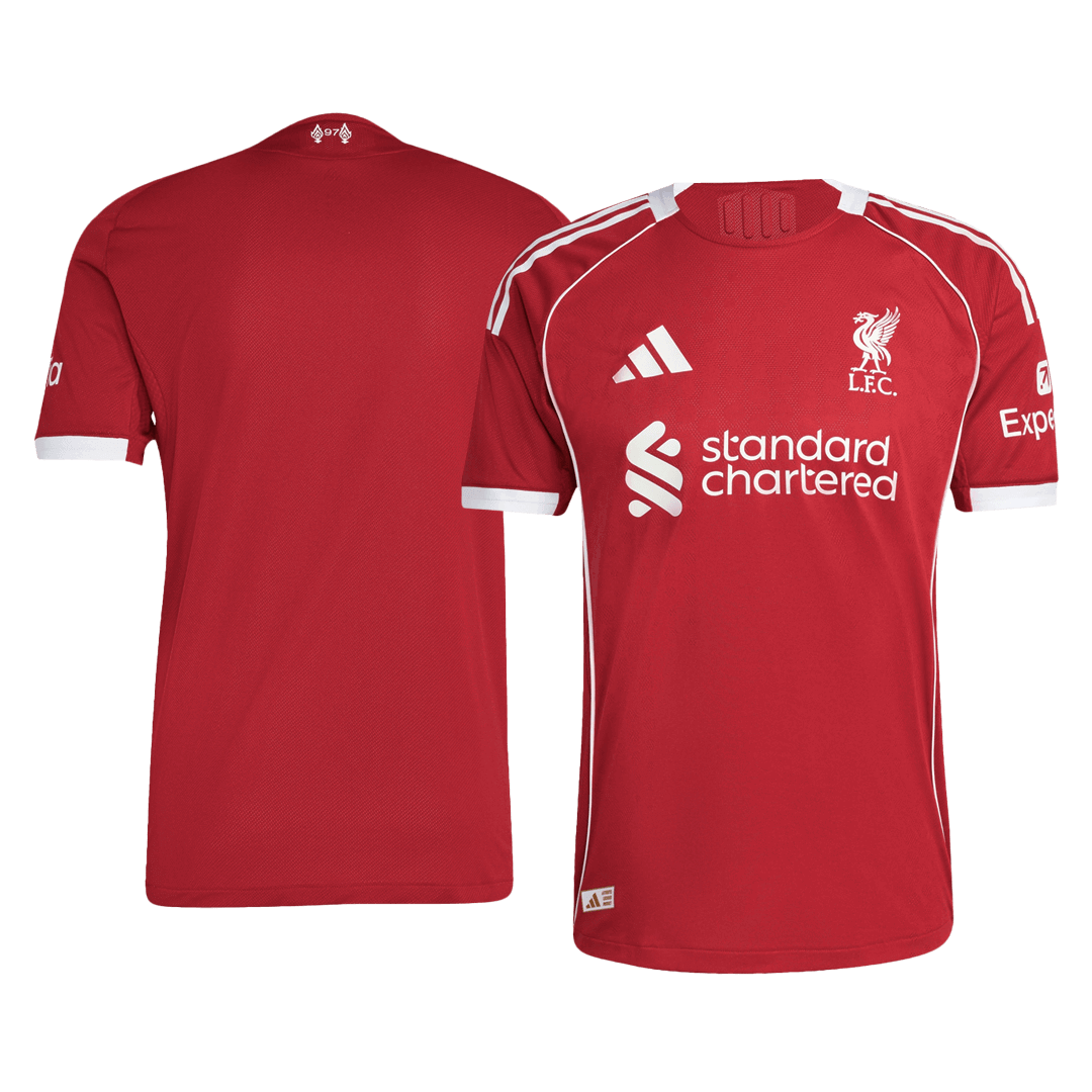 Maglia Liverpool versione giocatore Home 2025/26 Slim Fit