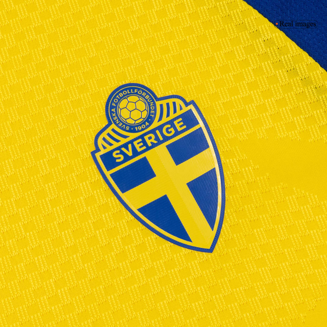 Sweden World Cup Player Version Trikot Heim 2026 Slim Fit