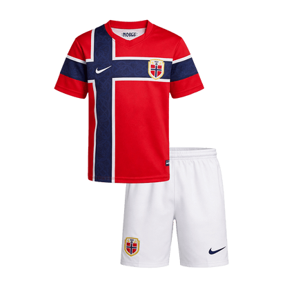 Ensemble Maillot et Short Enfant Norvège Coupe du Monde Domicile 2026