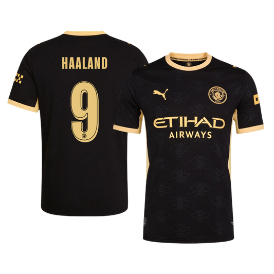Manchester City Auswärtstrikot 2026/27 – HAALAND #9 – UCL (Spielerversion)