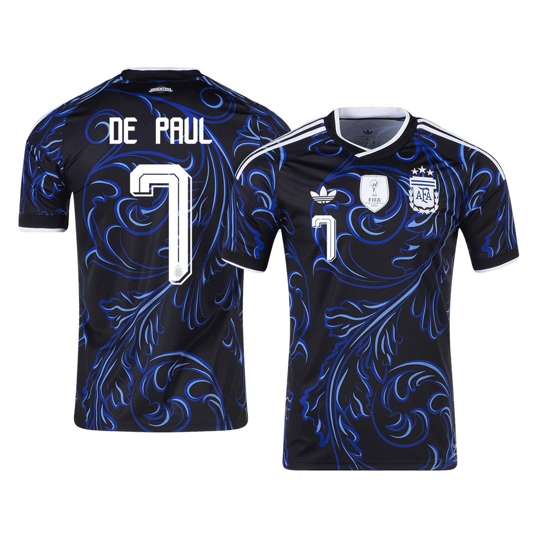 Maglia trasferta Argentina Coppa del Mondo 2026 DE PAUL #7