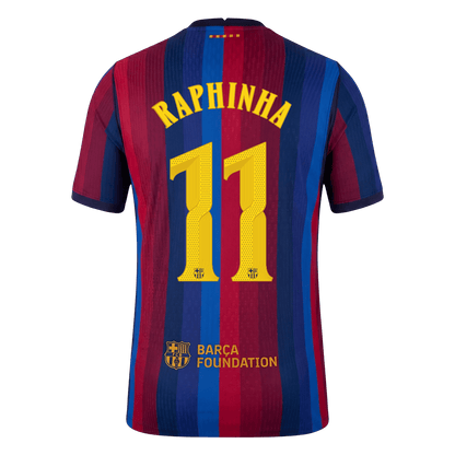 Barcelona Heimtrikot 2026/27 – RAPHINHA #11 – UCL (Spielerversion)