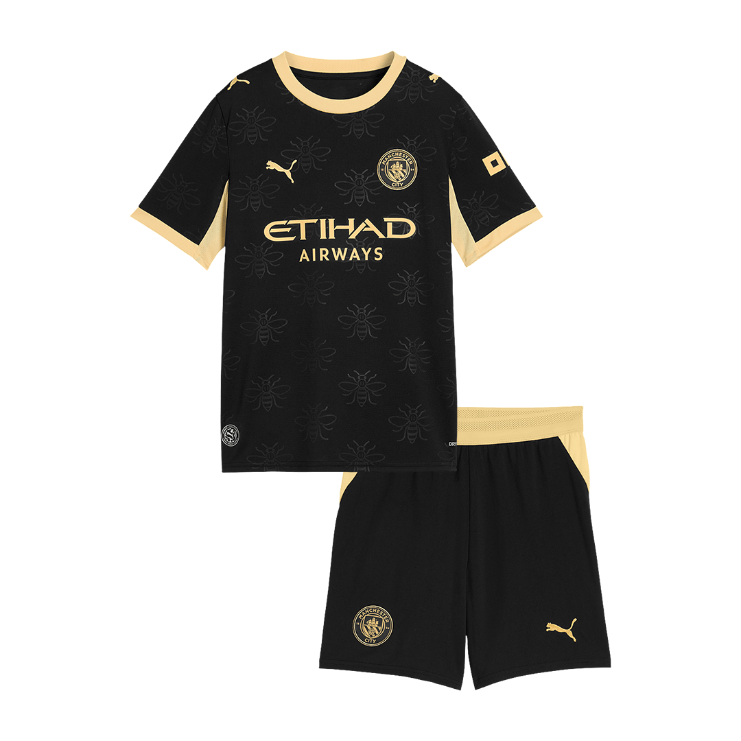 Manchester City Auswärtstrikot-Set Kinder 2026/27