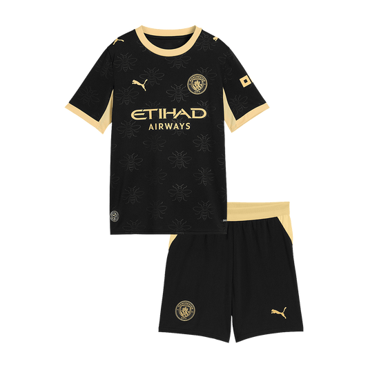 Manchester City Auswärtstrikot-Set Kinder 2026/27
