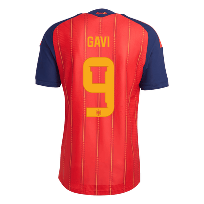 [Champion Edition] Spanien Heimtrikot WM 2026 – GAVI #9 (Spielerversion)