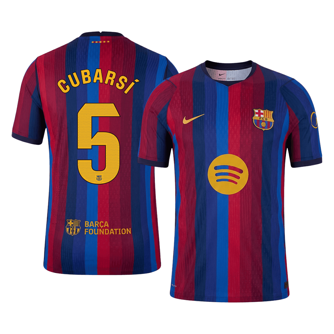 Barcelona Heimtrikot 2026/27 – CUBARSÍ #5 (Spielerversion)