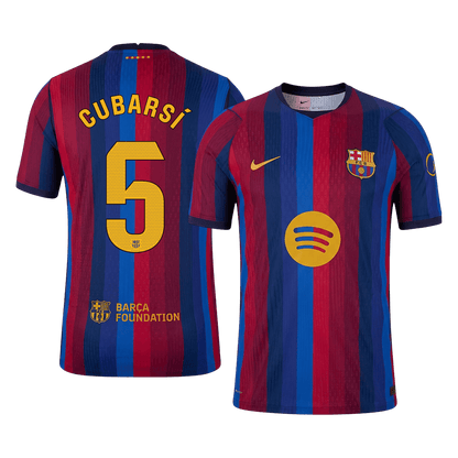 Barcelona Heimtrikot 2026/27 – CUBARSÍ #5 (Spielerversion)