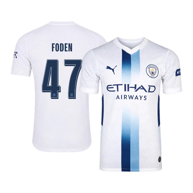 Manchester City Ausweichtrikot 2026/27 – FODEN #47 – UCL (Spielerversion)