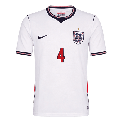 Maglia Inghilterra Mondiale 2026 Casa RICE #4