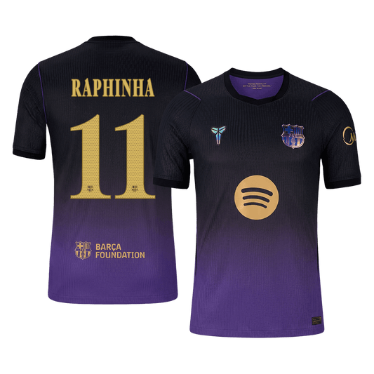 Barcelona Auswärtstrikot 2026/27 – RAPHINHA #11 – UCL (Spielerversion)