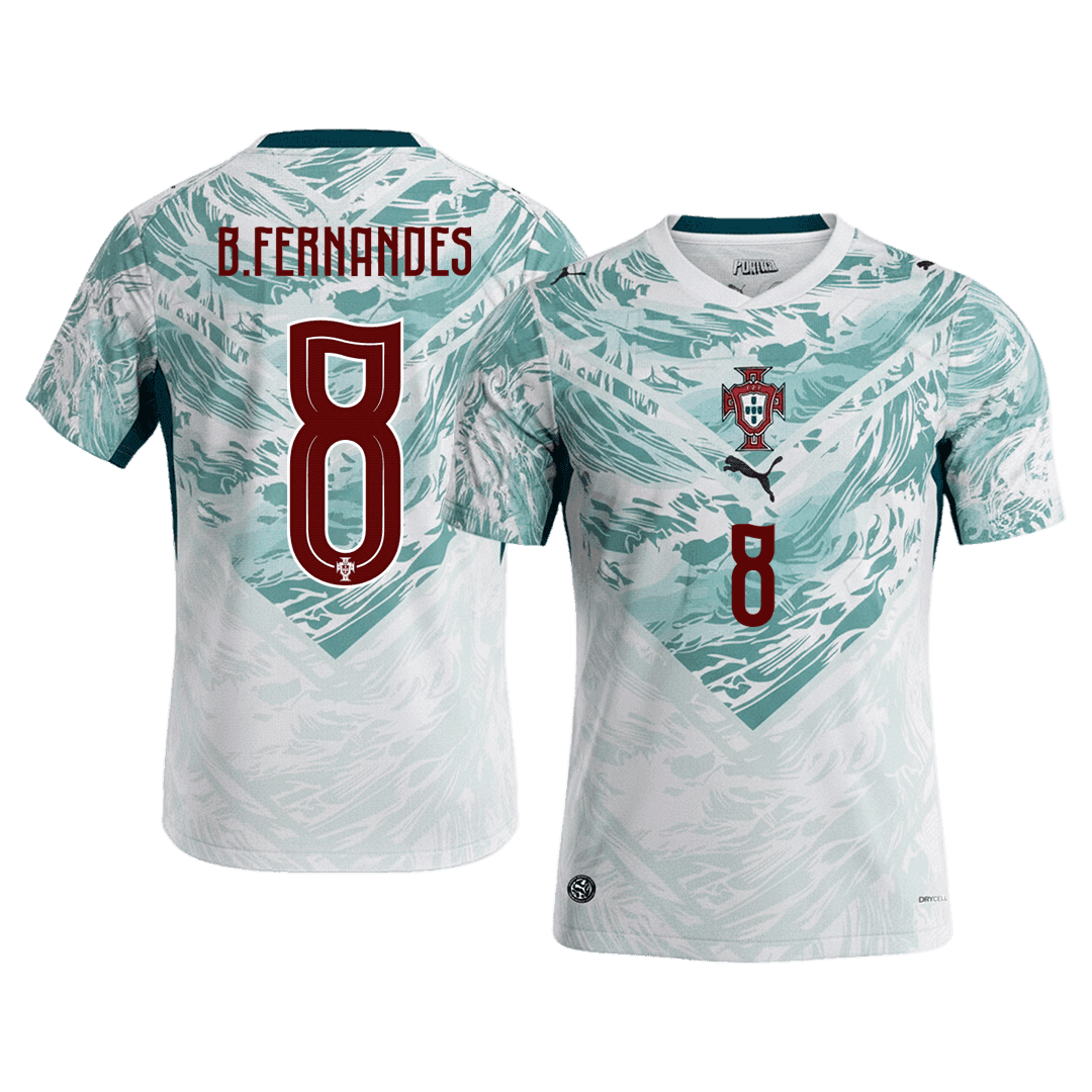 Portugal World Cup Trikot Auswärts 2026 B.FERNANDES #8