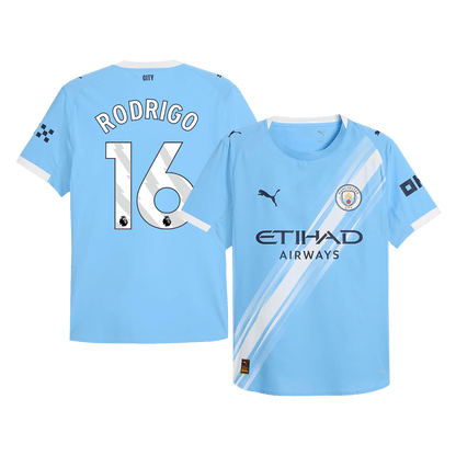 Manchester City Player Version Trikot Heim 2025/26 RODRIGO #16 Slim Fit