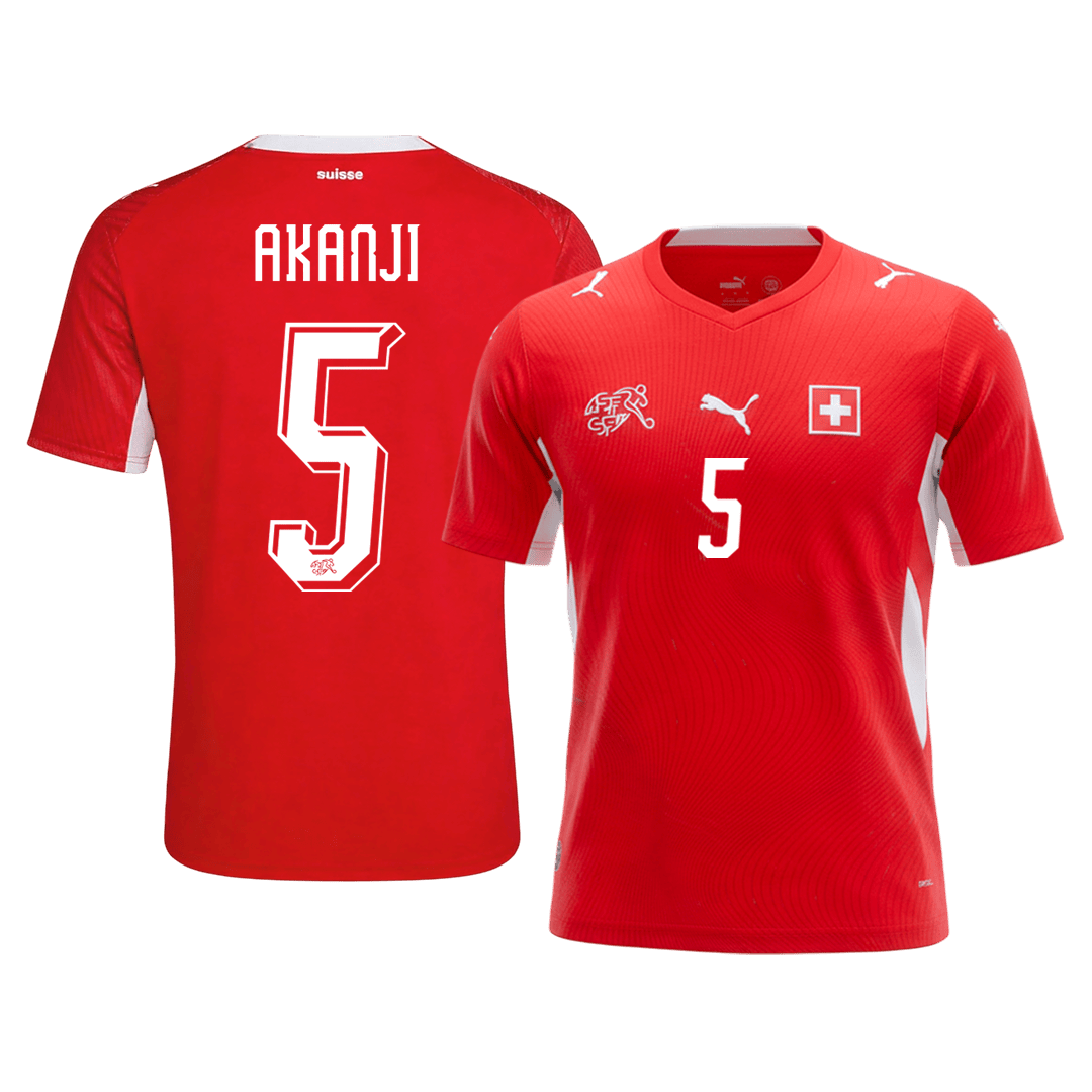 Maillot domicile Nati Coupe du Monde 2026 AKANJI #5