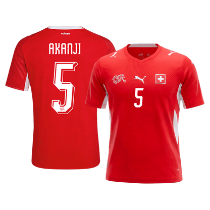 Maillot domicile Nati Coupe du Monde 2026 AKANJI #5