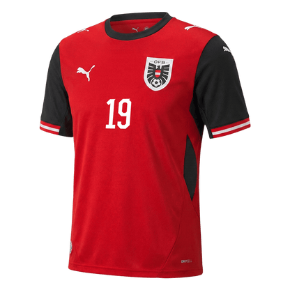 Austria World Cup Trikot Heim 2026 BAUMGARTNER #19