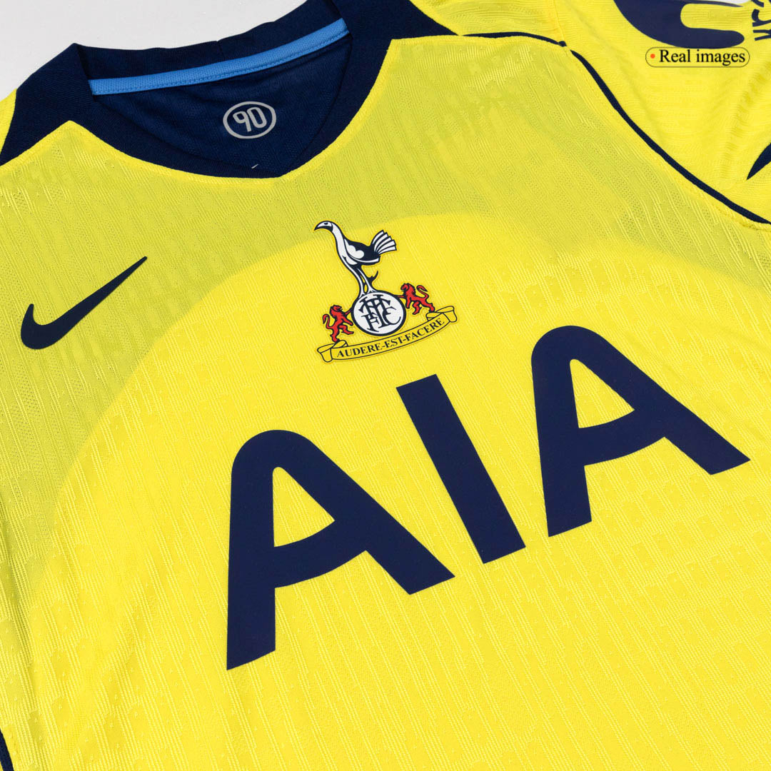 Maillot Tottenham Hotspur Version Joueur Troisième Extérieur 2025/26 Coupe Slim