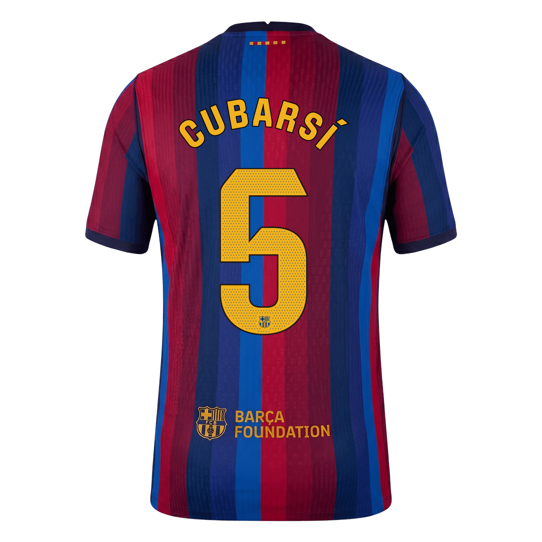 Barcelona Heimtrikot 2026/27 – CUBARSÍ #5 (Spielerversion)