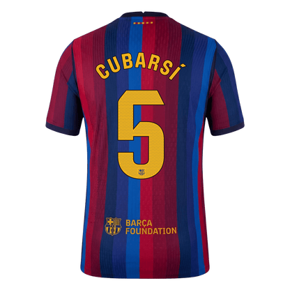 Barcelona Heimtrikot 2026/27 – CUBARSÍ #5 (Spielerversion)
