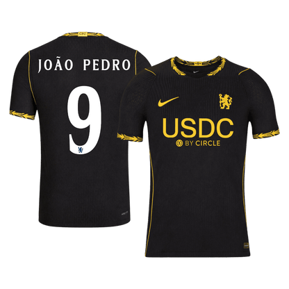 Chelsea Auswärtstrikot 2026/27 – JOÃO PEDRO #9 – UCL (Spielerversion)