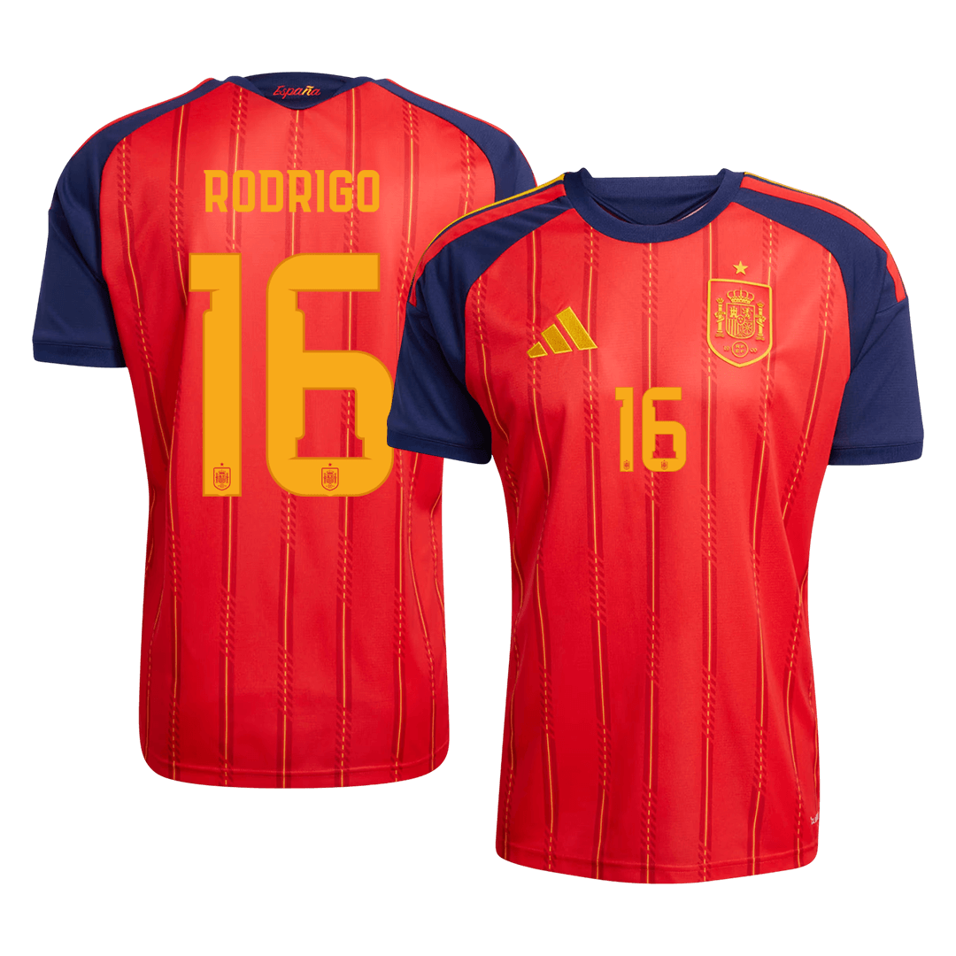 Spain World Cup Trikot Heim 2026 RODRIGO #16 [PREMIUM]