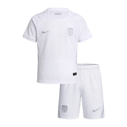 Completo maglia calcio Norvegia per bambini Mondiale Terza Divisa Trasferta 2026