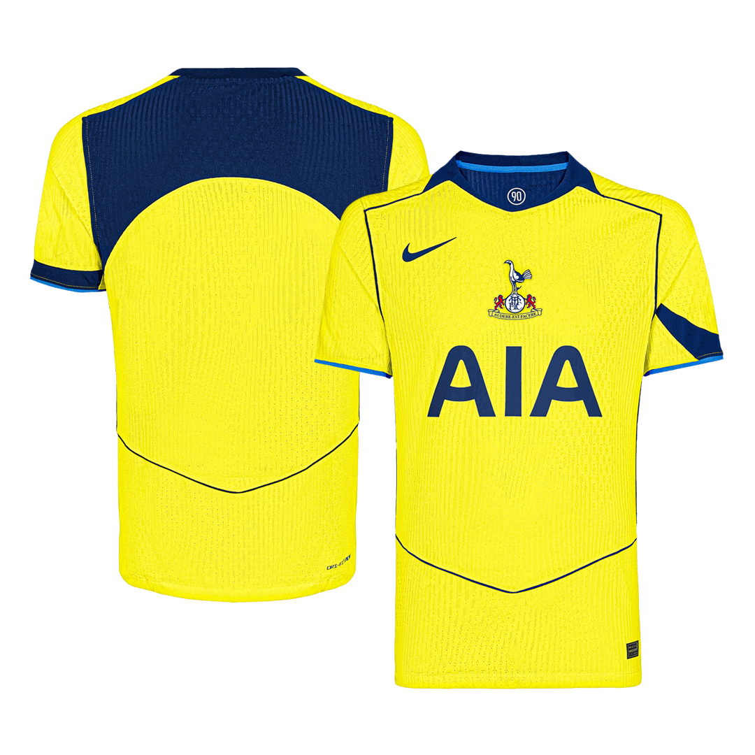 Maillot Tottenham Hotspur Version Joueur Troisième Extérieur 2025/26 Coupe Slim