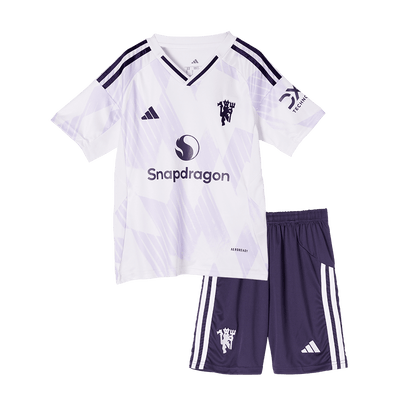 ManU Kinder Trikot Set Auswärts 2025/26 – Bild 3