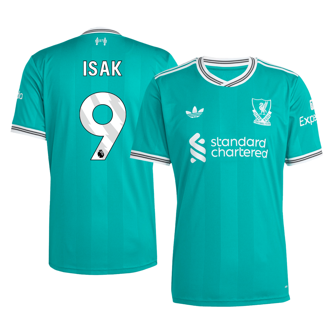 Maillot Liverpool extérieur troisième 2025/26 ISAK #9