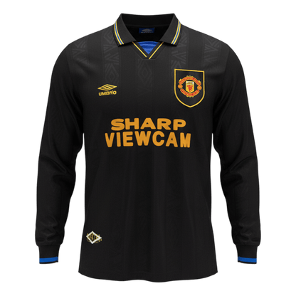 ManU Retro Langarm Trikot Auswärts 1993/94